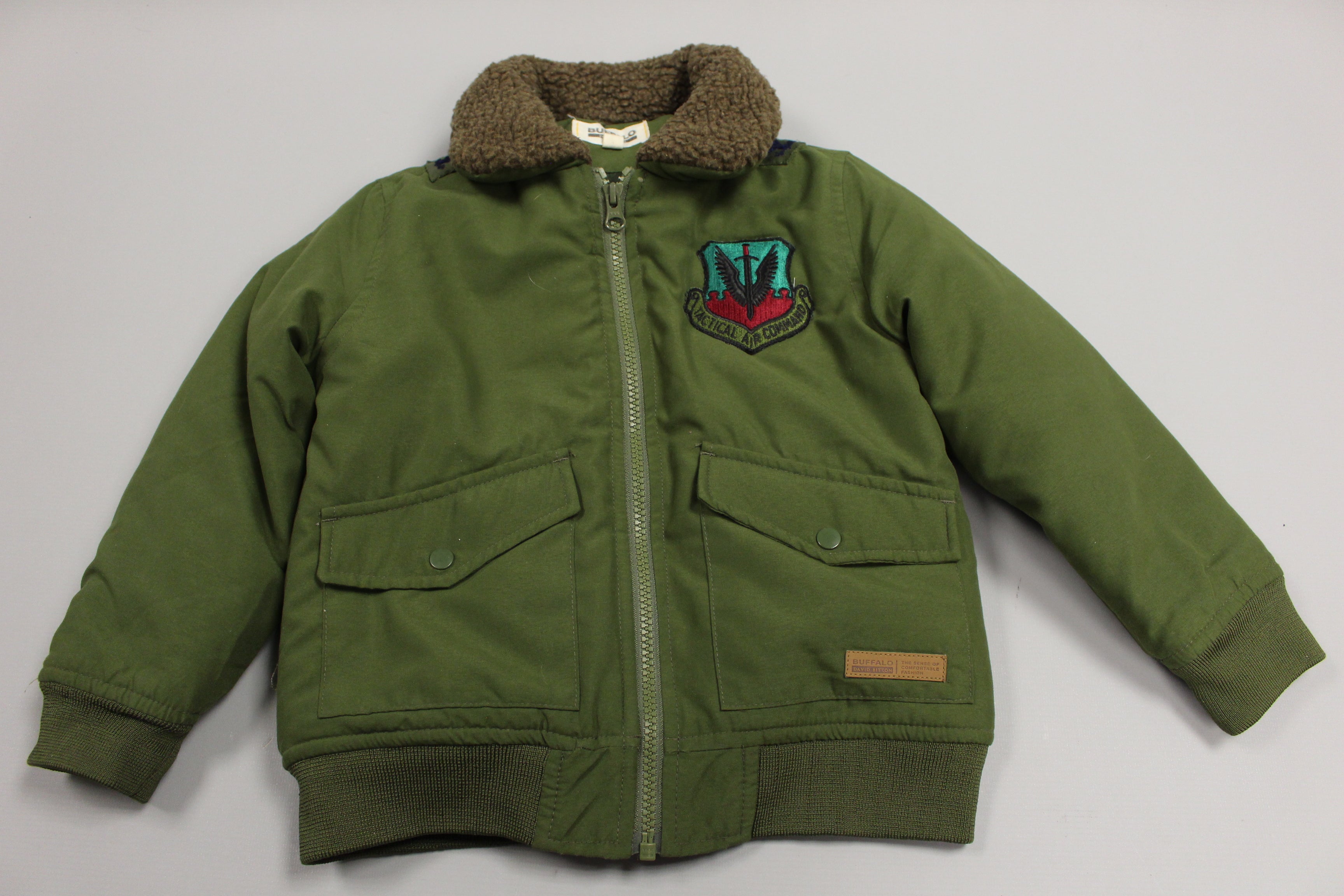 Buffalo David Bitton Tacitical Air Command Military Zip up Jacket Size