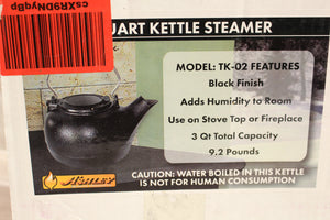 Ashley 3 Quart Kettle Steamer, New
