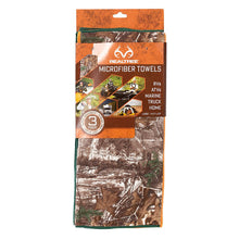 Load image into Gallery viewer, RealTree LifeLine Microfiber Towels - 3 Pack - Green, Orange, &amp; Camo, New