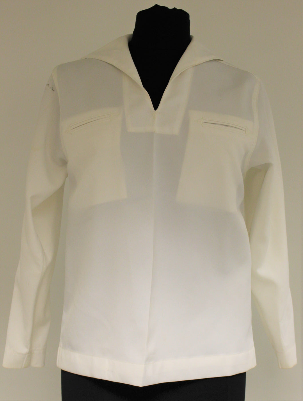 US Navy Enlisted Women's White Jumper Top, 8410-01-312-1453, Size: 14MT