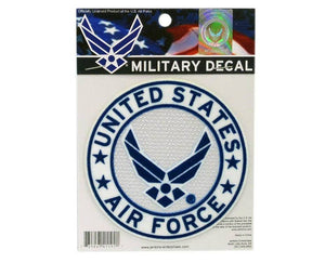 USAF United States Air Force Decal - Flocked - New