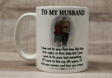 Load image into Gallery viewer, To My Husband, Meeting You Was Fate Coffee Cup Mug - Wife Rainbow Love - New