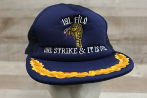 One Strike & It Is Over Baseball Hat - 191 EILO - New