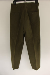 Men's 18 Oz. Olive Drab Wool Trousers, Size: W31xL33