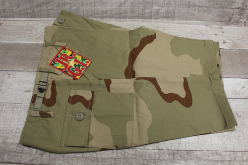 Rothco Kids JR G.I. BDU Shorts - Desert Camo - Size: Large - New