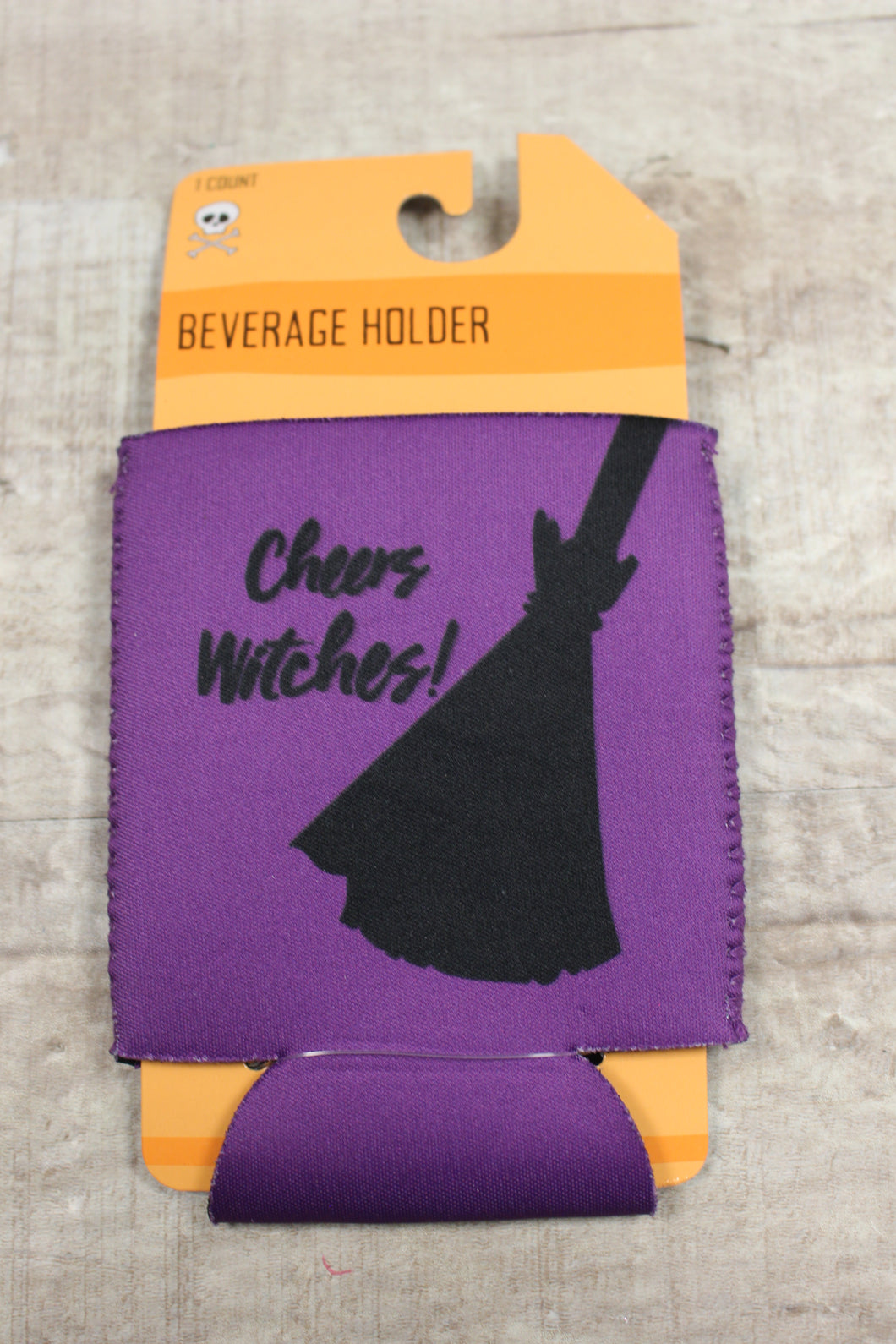 Halloween Cheers Witches Beverage Soft Holder -New
