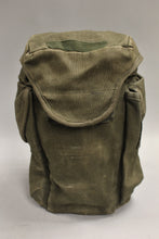 Load image into Gallery viewer, WWII French Army Canvas Gas Mask Bag - Used