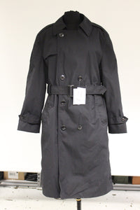 US Army Women's All Weather Trench Coat - Black - Various Sizes - Used
