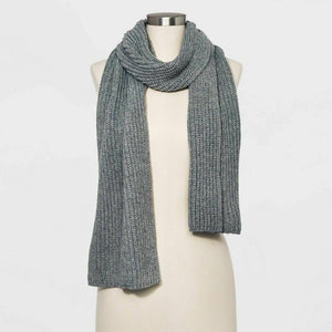 A New Day Women's Shaker Stitch Knit Scarf - Gray - New