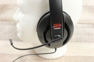Red Samurai Headset For Gaming -Black -Used