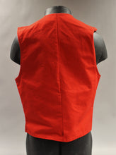 Load image into Gallery viewer, Fashion Seal Shane Button Up Outer Vest -Red -Medium -Used
