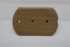 Personnel Identification Tag Cover, Flesh Color, NSN: 8465-00-999-7905