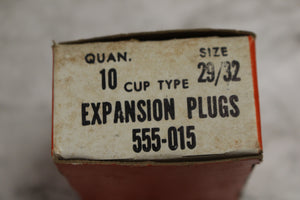 Dorman 555-015 Steel Cup Expansion Plugs - Size: 29/32 - Qty: 10 - New