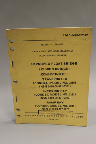 Improved Float Bridge Technical Manual, TN 5-5450-209-12