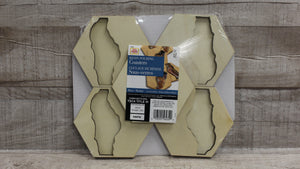 River 5-Pack Of Wooden Resin Pouring Coasters -New