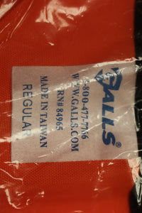 Galls High Visibility Traffic Vest, Orange, Regular Plain, New