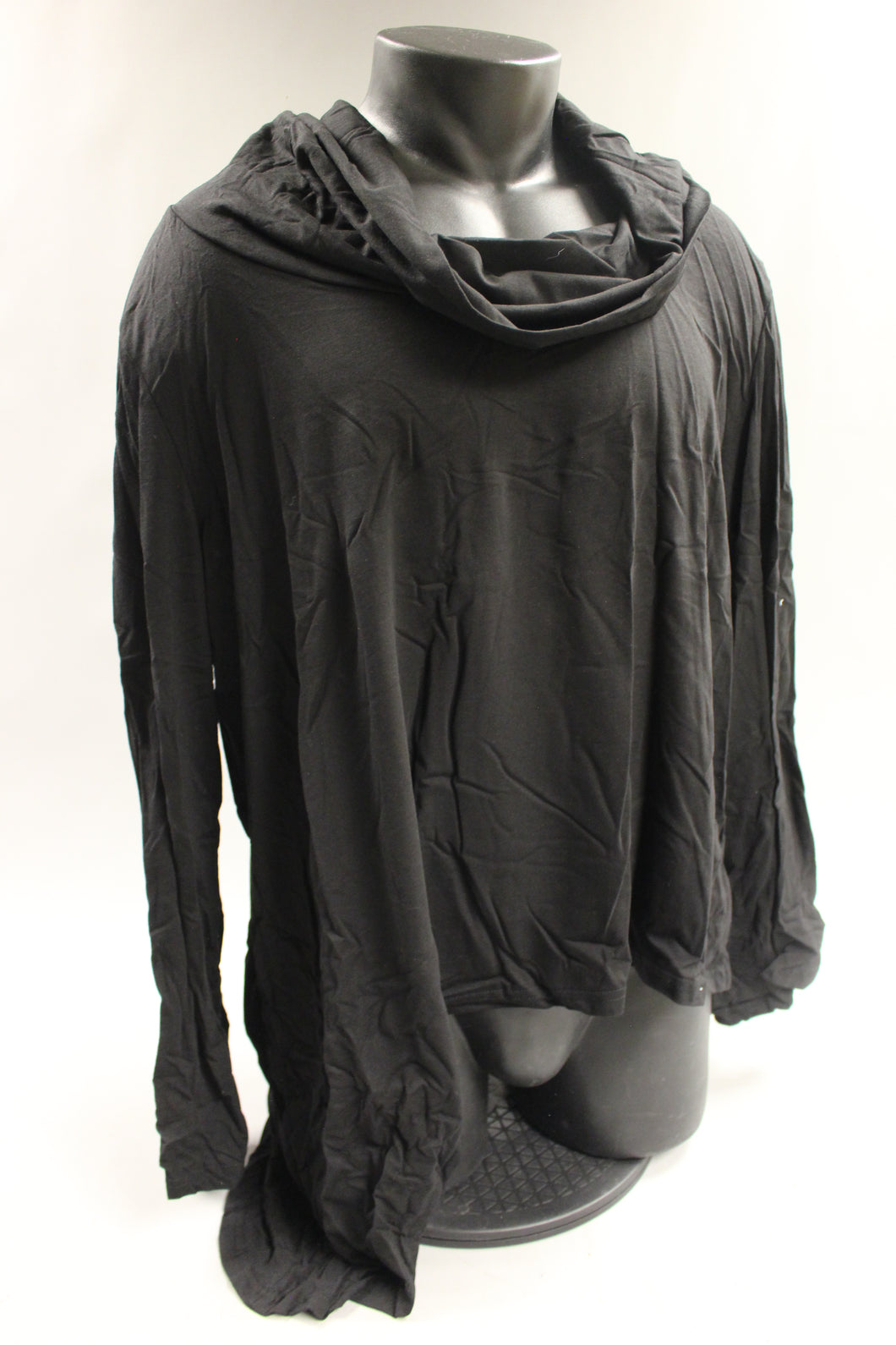 Meaneor Women's Solid Pullover Sweatshirt Size XXL -Black -New