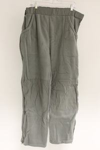 US Military United Fleece Pant Liner -Side Zipper - Medium - Foliage Green - New