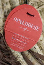 Load image into Gallery viewer, Opalhouse 20&quot; x 1.5&quot; Brown Fringed Wall Art Woven Plate - New