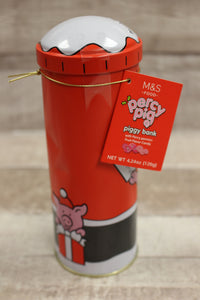 Percy Pig Piggy Bank With Fruit Flavor Candy -New