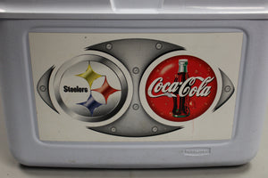 Rubbermaid Steelers/Coca-Cola Cooler - Model 1943/44/45/51 - Used