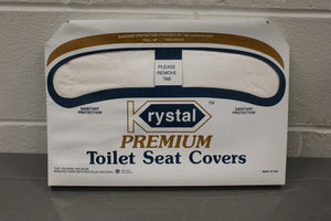 Krystal Toilet Seat Covers, Pack of 250, NEW!