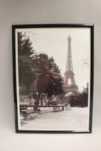 Load image into Gallery viewer, Framed Paris Eiffel Tower Paris Print Wall Hanger -Used