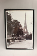 Load image into Gallery viewer, Framed Paris Eiffel Tower Paris Print Wall Hanger -Used