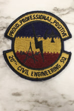 Load image into Gallery viewer, 20th Civil Engineering Squadron Patch - Proud, Professional, Positive - New