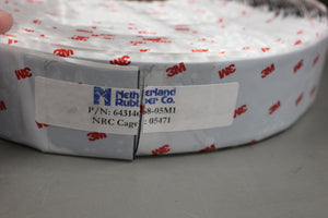 25 Yard Roll of 2 Inch Hook Fastener Tape, 5325-01-596-5057, 6431468-05M1, New