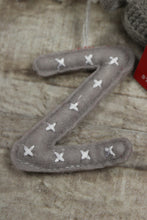 Load image into Gallery viewer, Wondershop By Target Pompom Mini Holiday Stocking With Initial Charm Grey -New