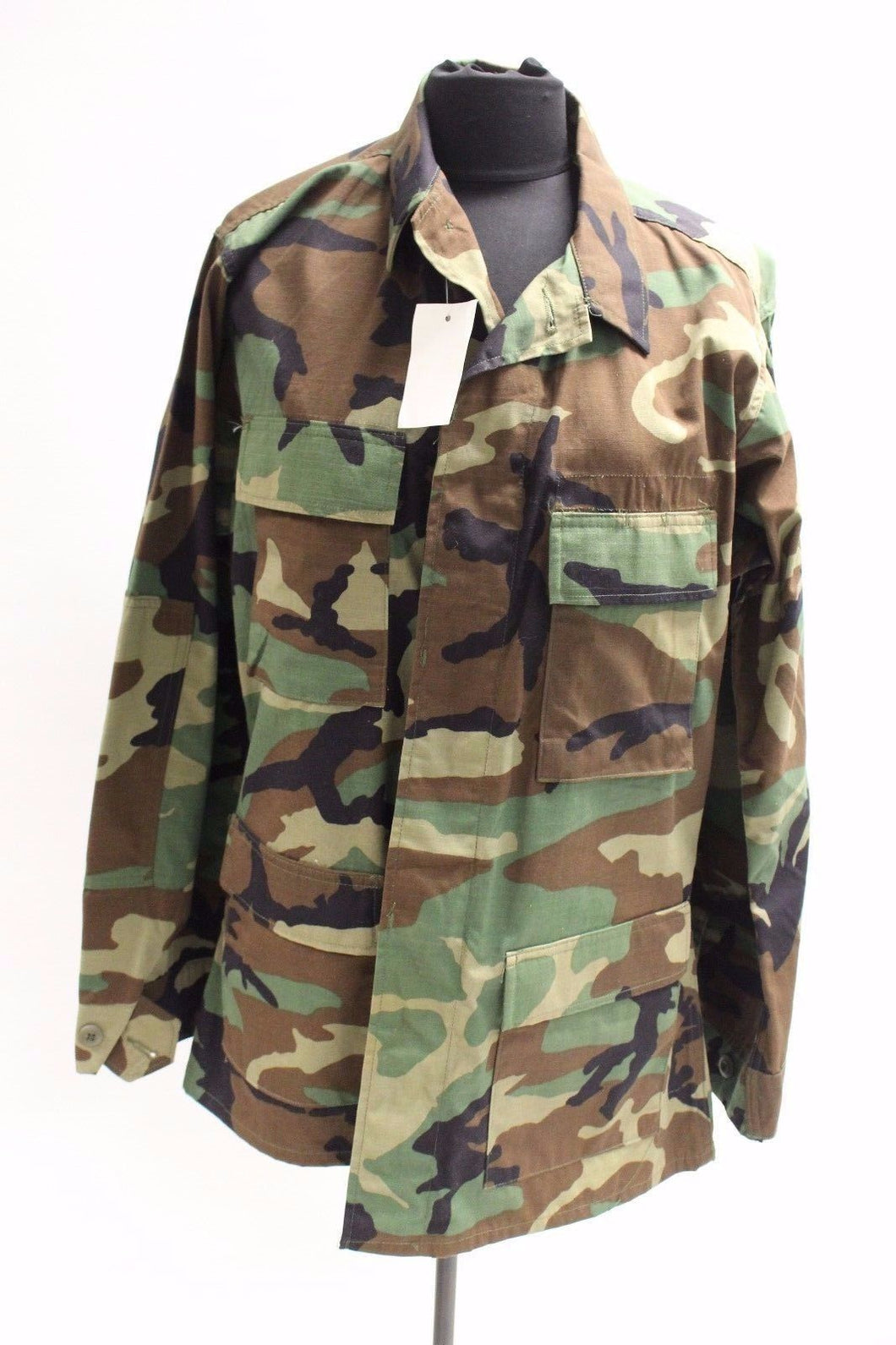 US Army Woodland BDU Combat Jacket Coat - Large Long - 8415-01-084-1650 - New