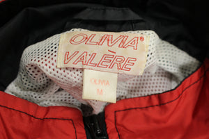 Olivia Valere Ladies Jacket. Black/Red, Medium