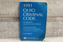 Load image into Gallery viewer, 1991 Ohio Criminal Code Booklet -Blue -Used