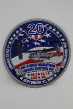 Load image into Gallery viewer, Air Force WPAFB 20th Annual Marathon Patch, Sept 17, 2016