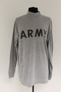 US Army Long Sleeve IPFU PT T-Shirt - Choose Size - Small Medium Large - Used