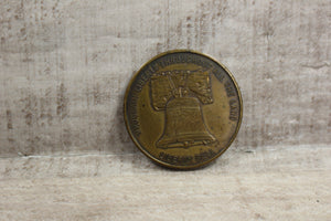 Proclaim Liberty Liberty Bell Challenge Coin -Bronze Look/Finish -Used
