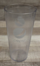 Load image into Gallery viewer, Carlisle #5224 Stackable Restaurant Pepsi Soda Cup Tumbler - Clear - Used