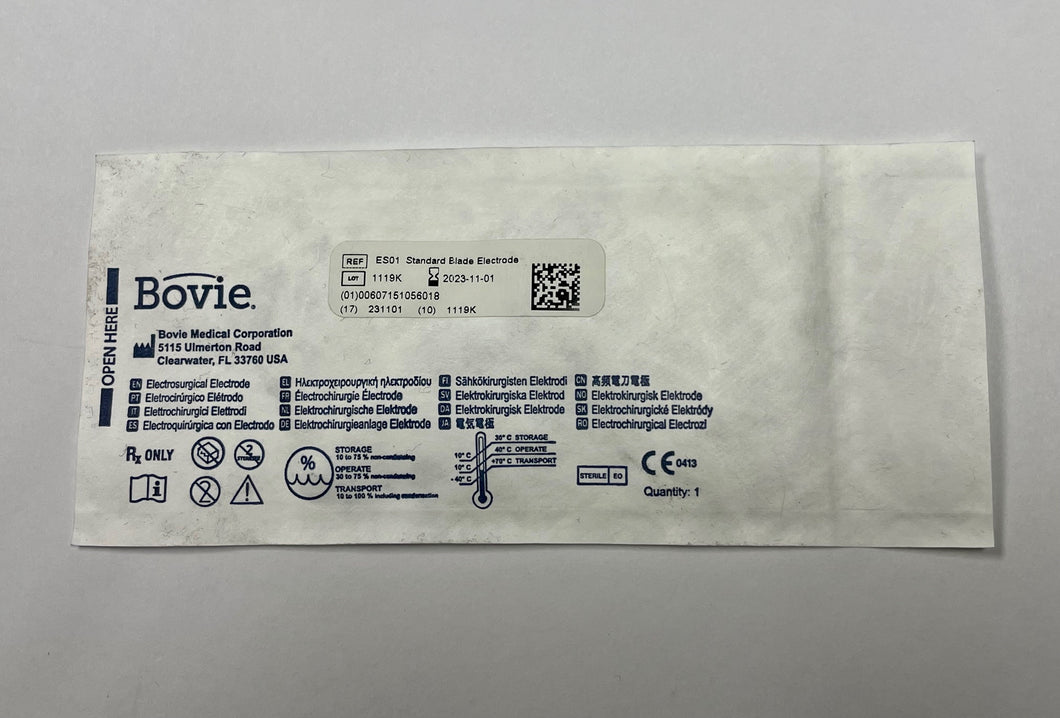 Bovie ES01 Standard Blade Electrode - 2.75