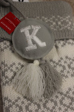 Load image into Gallery viewer, Wondershop By Target Criss Cross Initial &quot;K&quot; Stocking -New