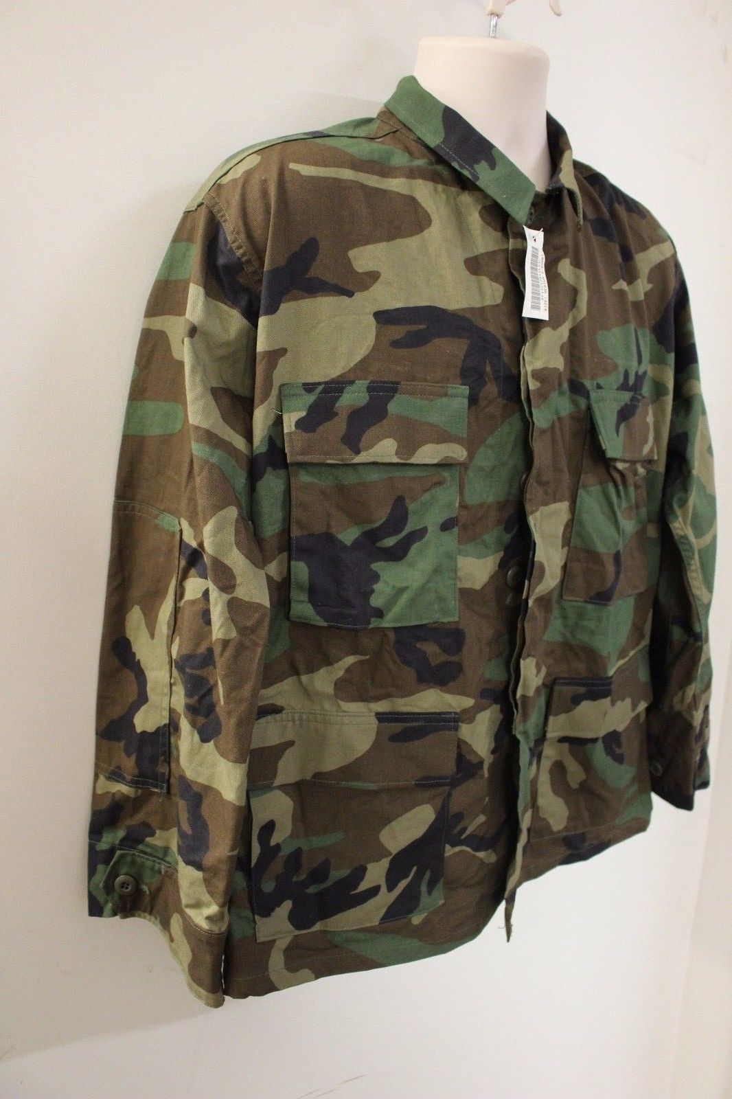 US Woodland BDU Blouse / Jacket / Coat - Medium X-Short - 8415-01