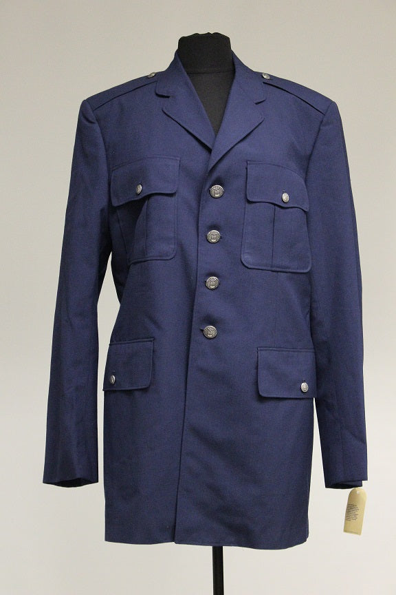 US Air Force Man's Enlisted Dress Coat with Shoulders - 40R - 8405-01-224-3257