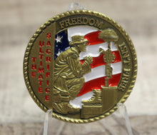 Load image into Gallery viewer, Freedom Isn&#39;t Free Challenge Coin - Ultimate Sacrifice - Red Dawn - We Got Him