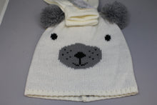 Load image into Gallery viewer, Children&#39;s Polar Bear Hat and Glove Set -New