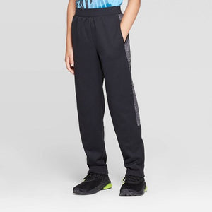 C9 Champion Boys' Textured Tech Fleece Slim Fit Pants - Black - XS (4-5) - New