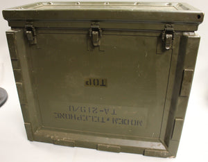 US Army Telephone Communications Modem Case - TA-219/U - Used Empty