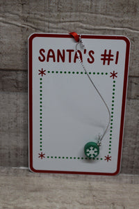 Wondershop By Target Santa's #1 Ornament -New