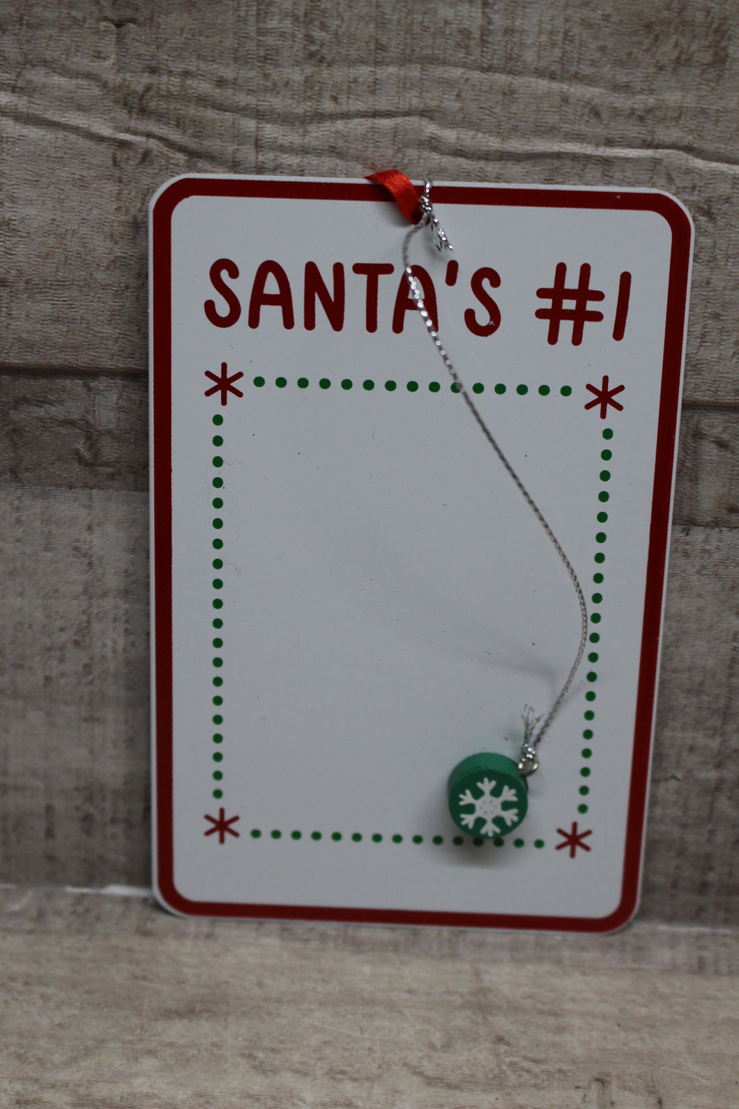 Wondershop By Target Santa's #1 Ornament -New