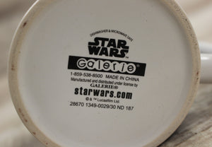 Blue Galerie Star Wars Coffee/Tea Cup/Mug - With Chewbacca, Finn, C-3PO, R2-D2, BB-8 - New