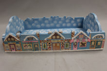 Load image into Gallery viewer, Happy Holidays Winter Town Scene Shelf Décor -Used